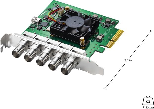 Blackmagic Design DeckLink Duo 2 PCIe Capture and Playback Card, Up to 1080p60, 4 Channel 3G-SDI (BDLKDUO2) - Image 3